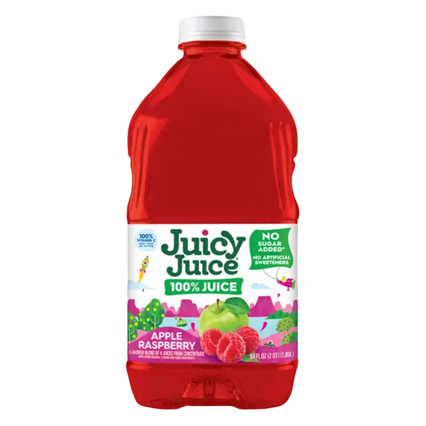 100% Apple Raspberry Juice No Added Sugar