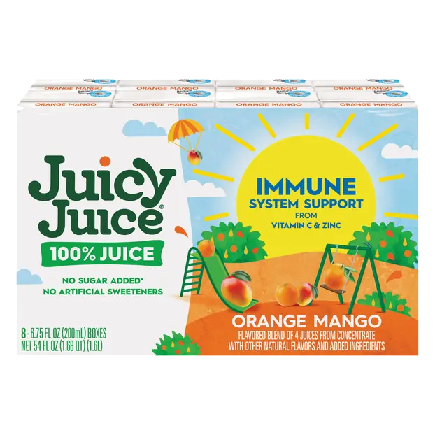 Immune System Support Orange Mango Juice - 8 pk
