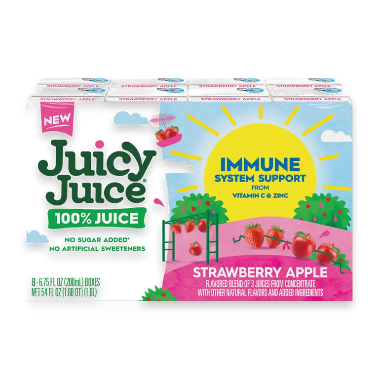 Immune System Support Strawberry Apple 8/6.75oz - 100% Juice
