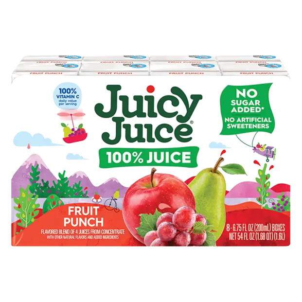 No Added Sugar Fruit Punch Boxes - 8 pk
