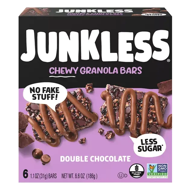 Chewy Double Chocolate Granola Bars