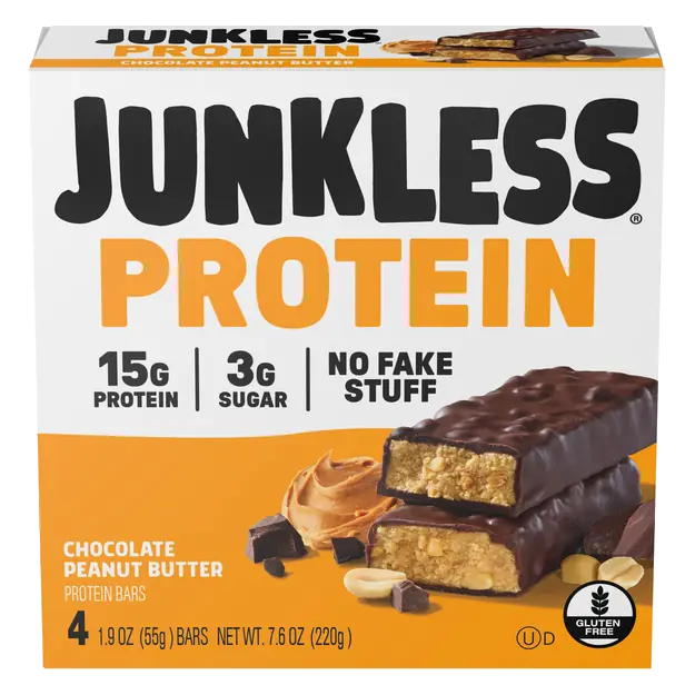 Gluten Free Chocolate Peanut Butter Protein Bars - 4 ct