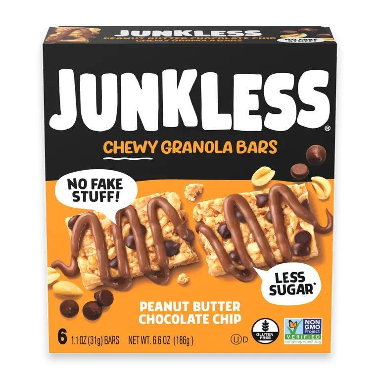 Peanut Butter Chocolate Chip Chewy Granola Bars 6 - 1.1 oz Bars