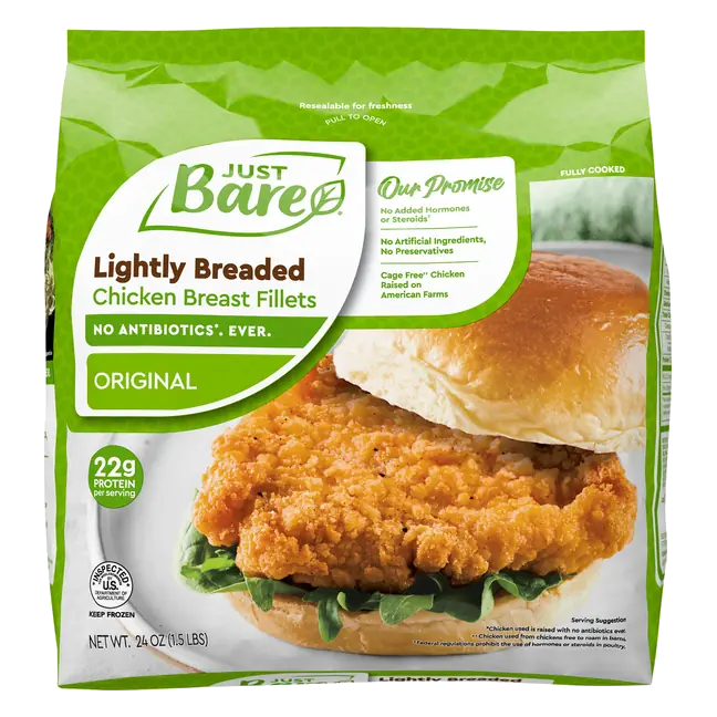 Original Lightly Breaded Chicken Breast Fillets Frozen