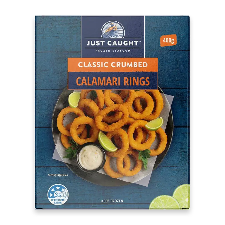 Classic Crumbed Calamari Rings
