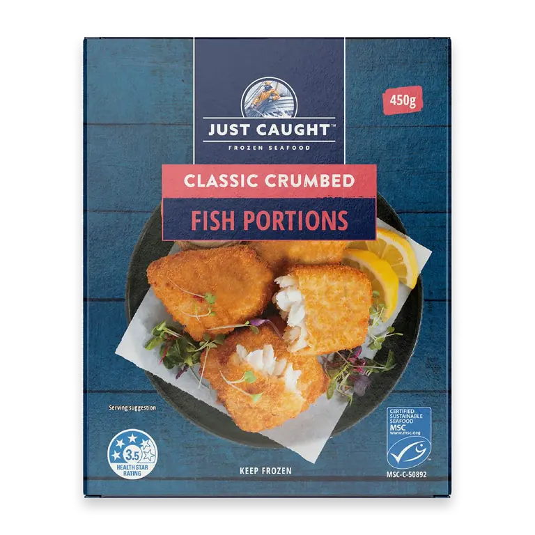 Classic Crumbed Fish Portions