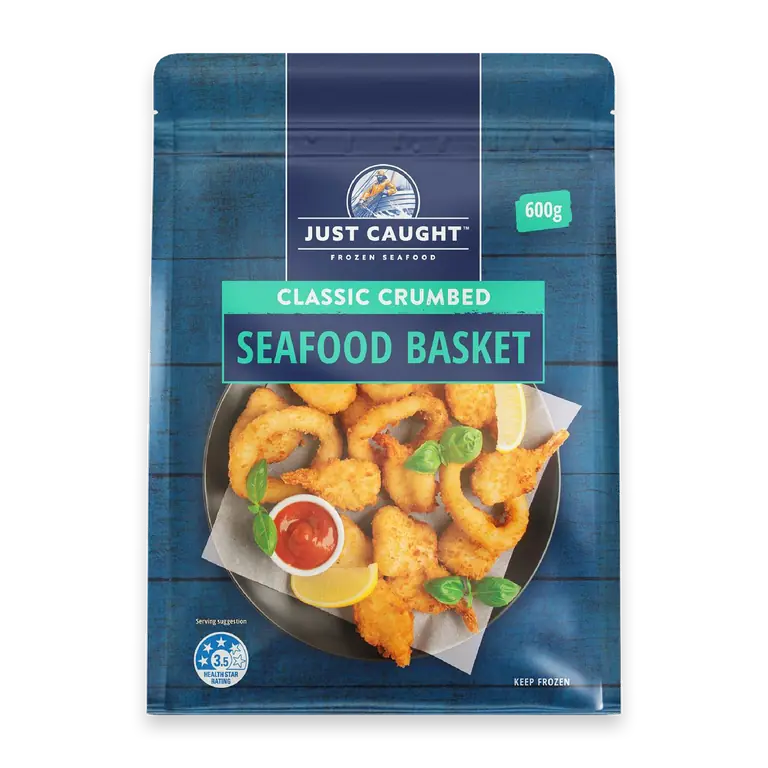 Classic Crumbed Seafood Basket