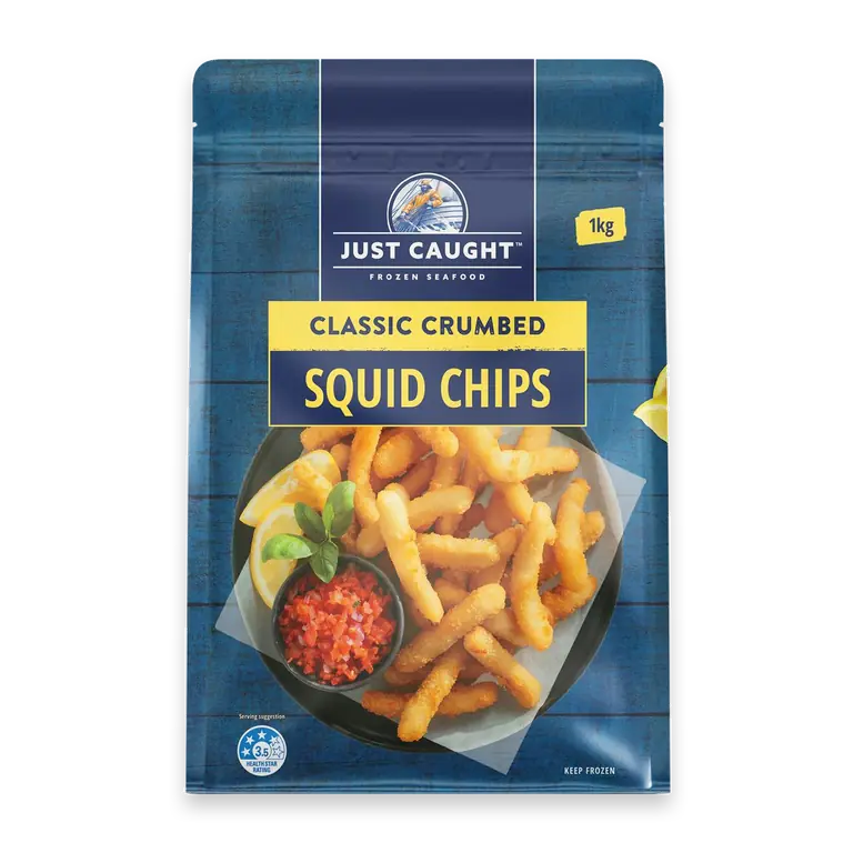 Classic Crumbed Squid Chips