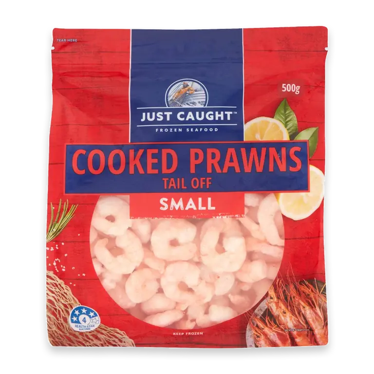 Cooked Prawns Tail Off Small