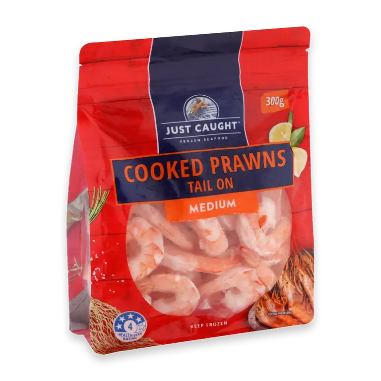 Cooked Prawns Tail On Medium