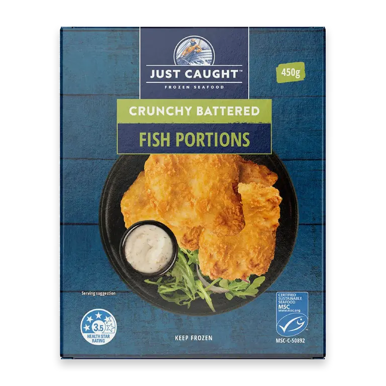 Crunchy Battered Fish Portions