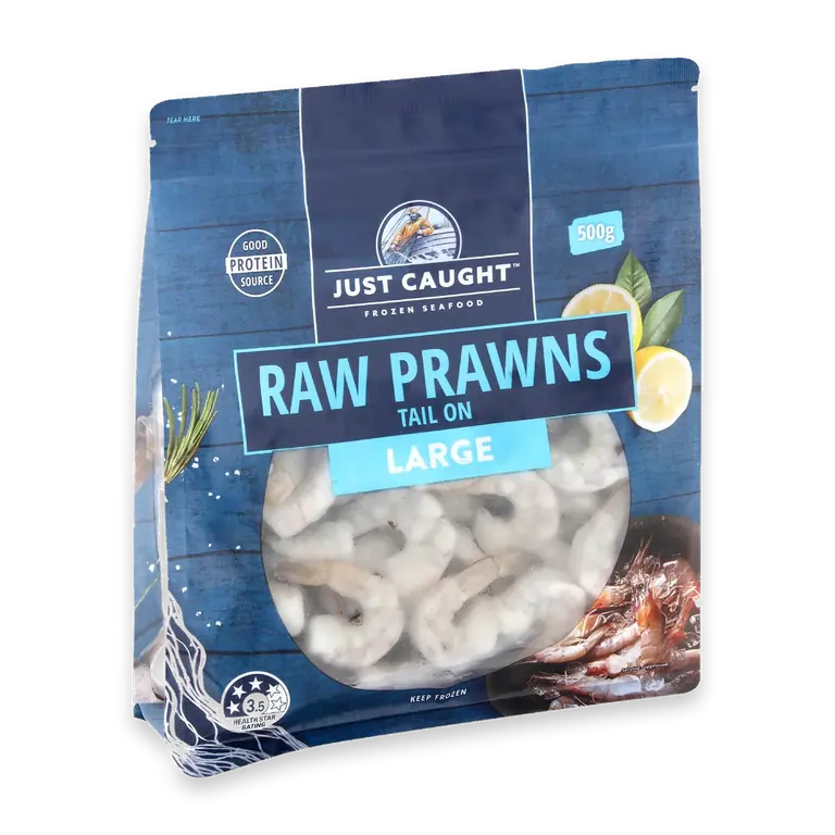 Raw Prawn Tail On Large