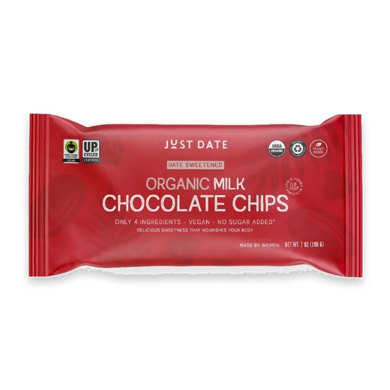 Organic Date Sweetened Milk Chocolate Chips