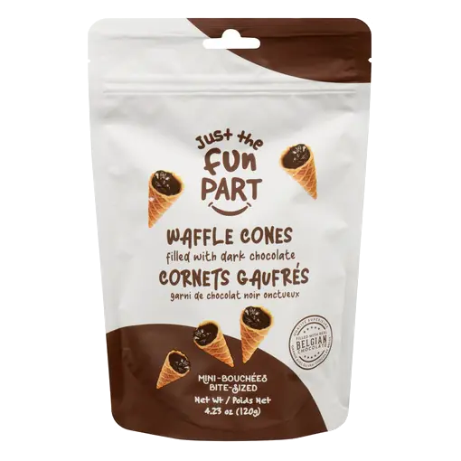 Waffle Cones Dark Chocolate 120 g