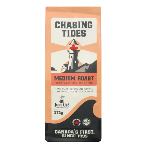 Chasing Tides Ground Coffee Hand Roasted Medium Roast 272 g