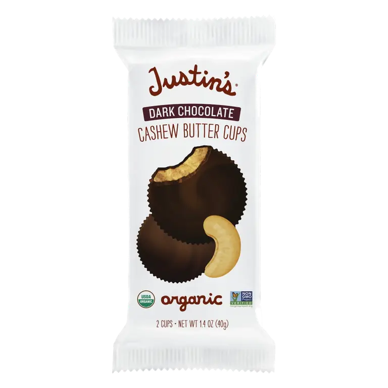 Organic Dark Chocolate Cashew Butter Cups