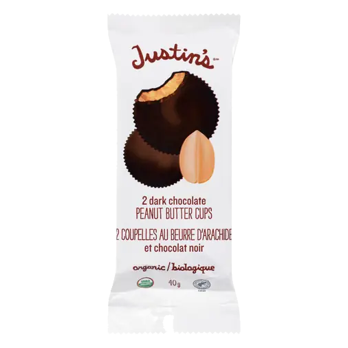 Organic Peanut Butter Cups Dark Chocolate 40 g