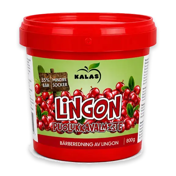 Lingon Bärberedning Mindre Socker