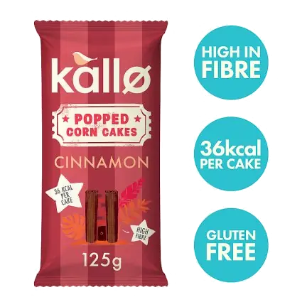 Cinnamon Popped Corn Cakes