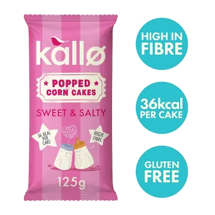 Sweet & Salty Popped Corn Cakes