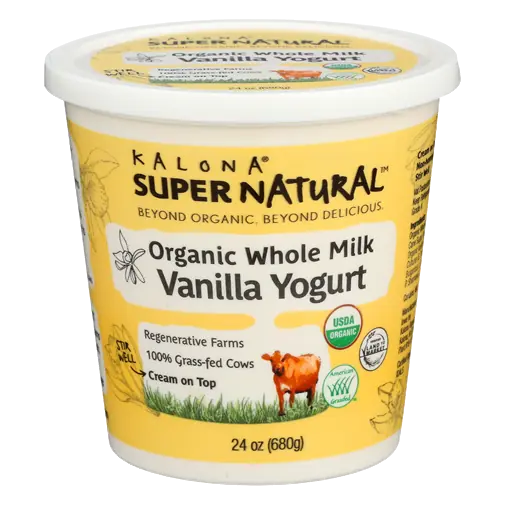 Vanilla Organic Whole Milk Yogurt
