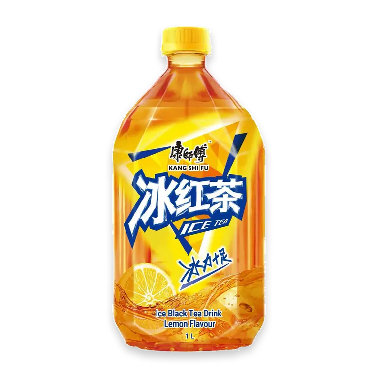 Ice Black Tea Drink Lemon