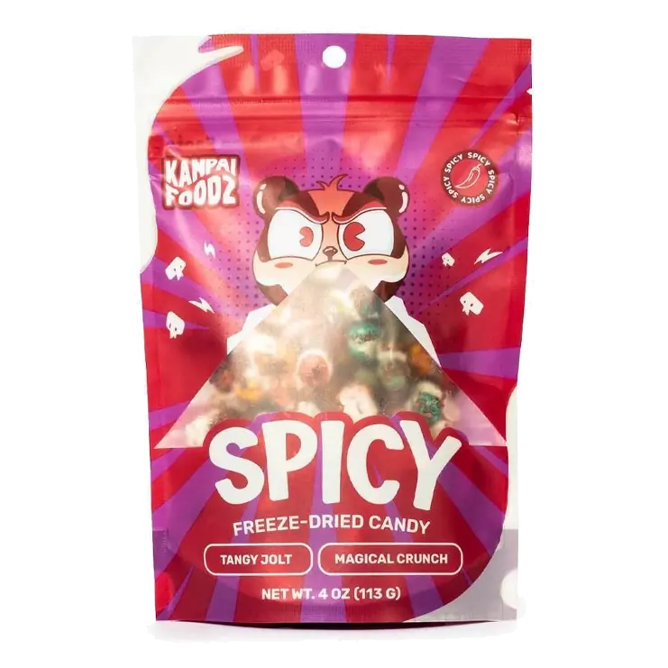 Kanpai Foodz Freeze Dried Candy - Spicy - 4oz