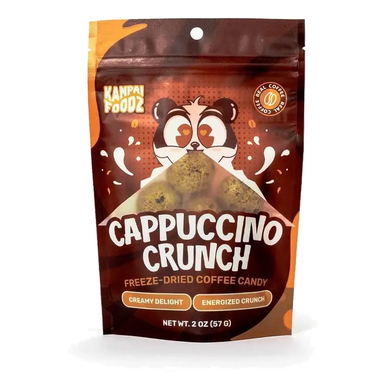 Kanpai Foodz Freeze Dried Candy - Cappuccino Crunch - 2oz