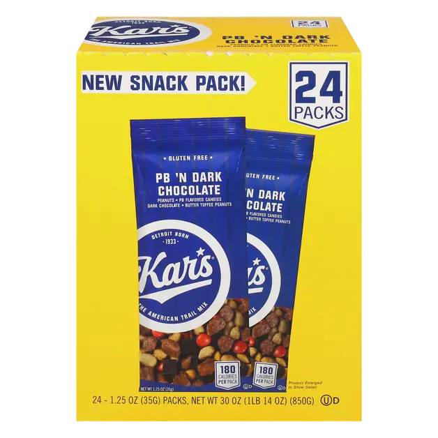 Snack Pack PB 'N Dark Chocolate Gluten Free -24 ct