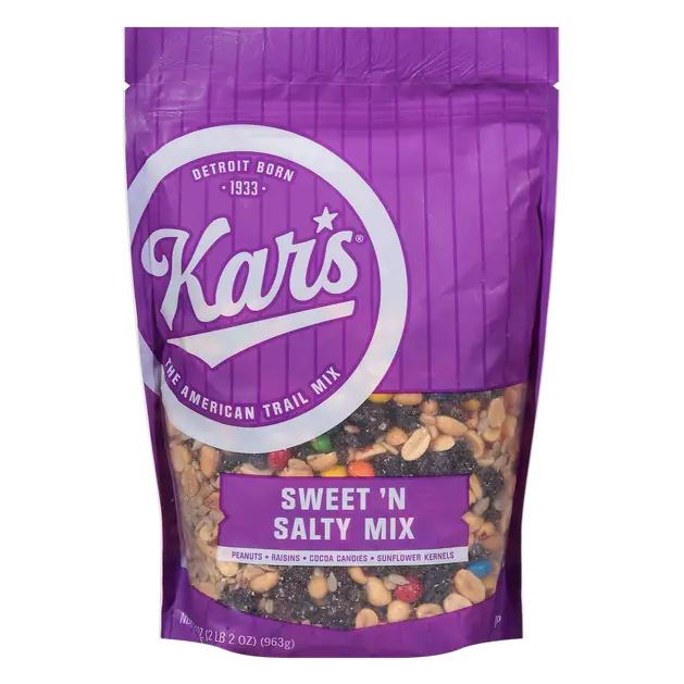 Sweet 'n Salty Peanuts, Raisins, Cocoa Candies, Sunflower Kernels Trail Mix