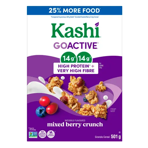GoActive Granola Cereal Mixed Berry Crunch 501 g