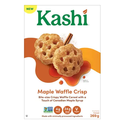 Vegan Waffle Crisp Cereal Maple 269 g