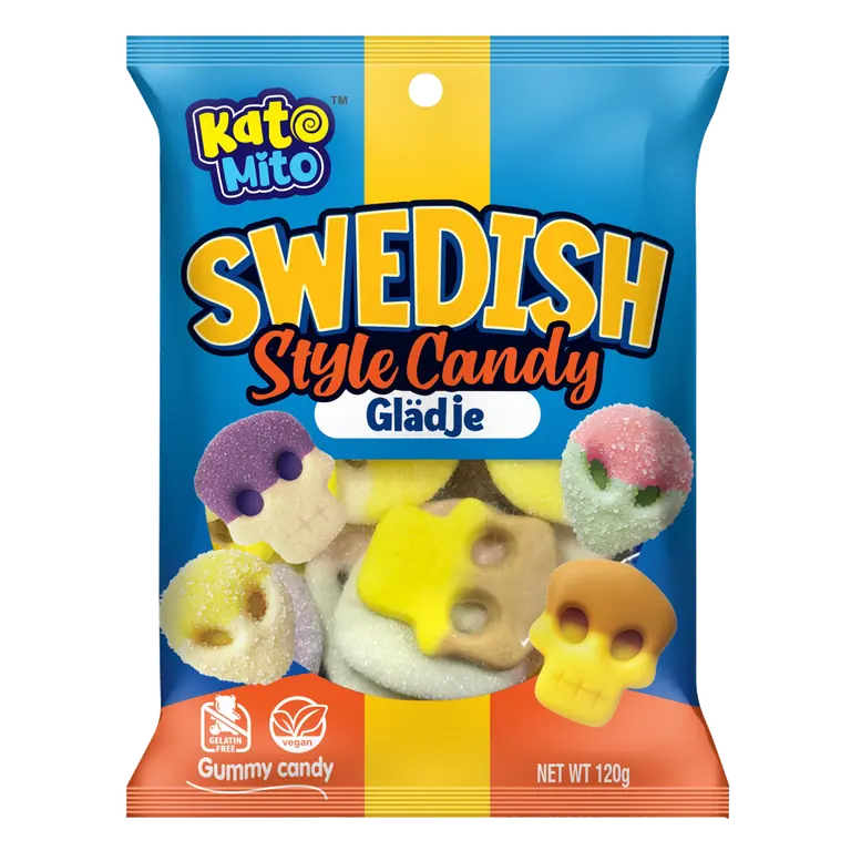 Kato Mito Gladje Swedish Style Candy 120g