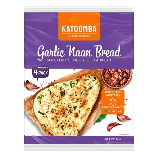 Garlic Naan 4 Pack