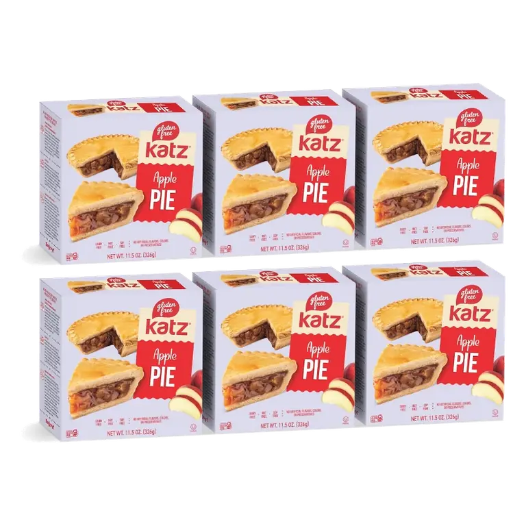 Katz Gluten Free Apple Pie, 6 Pack