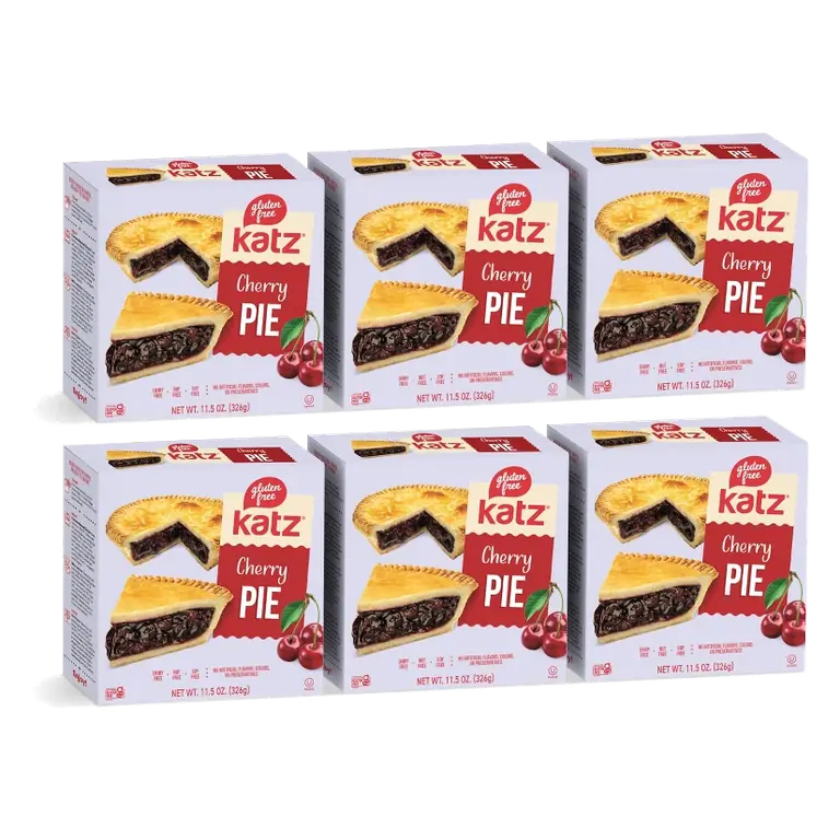 Katz Gluten Free Cherry Pie, 6 Pack