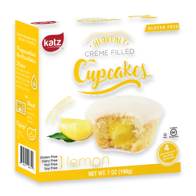 Lemon Creme Filled Cupcakes