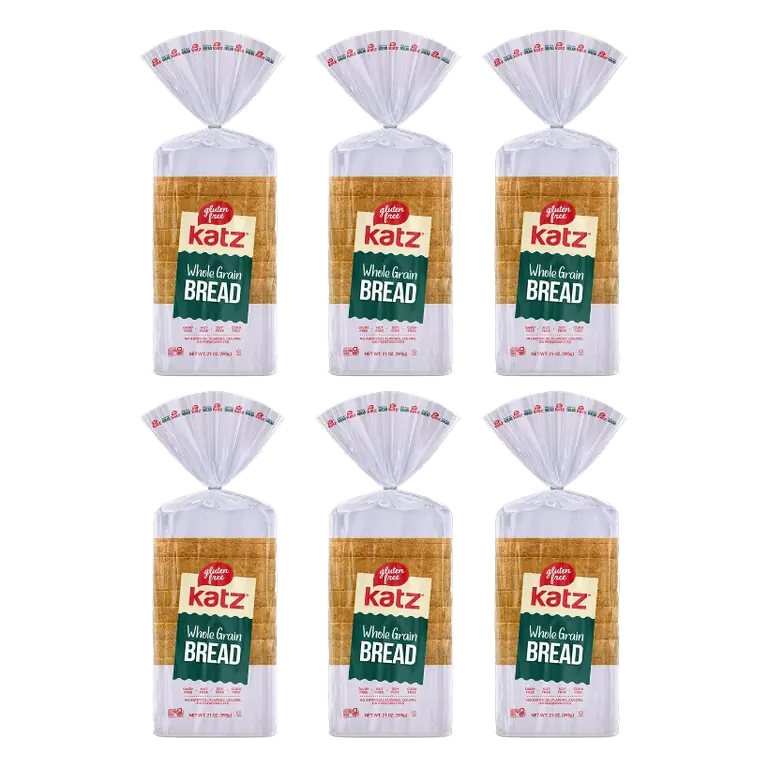 Katz Gluten Free Whole Grain Bread, 6 Pack