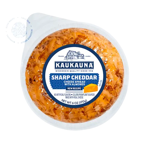 Sharp Cheese Cheddar Spread With Almonds 170 g