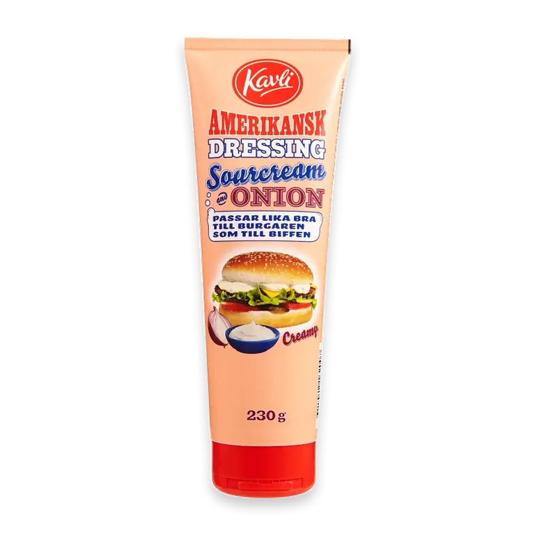 Amerikansk dressing Sourcream&Onion 230g