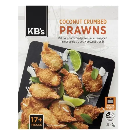 Coconut Crumbed Prawns
