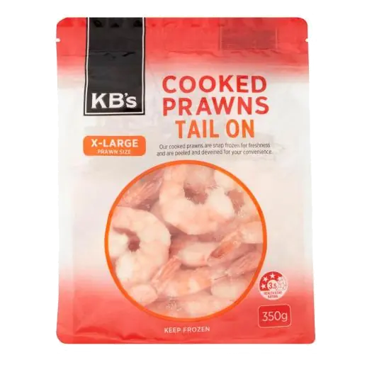 Cooked & Peeled Prawns Tail On Extra Large