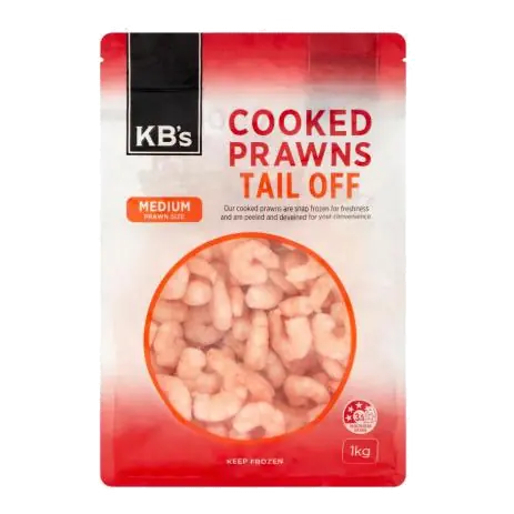 Cooked Prawns Tail Off