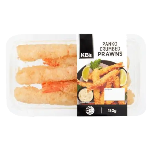 Panko Crumbed Prawns
