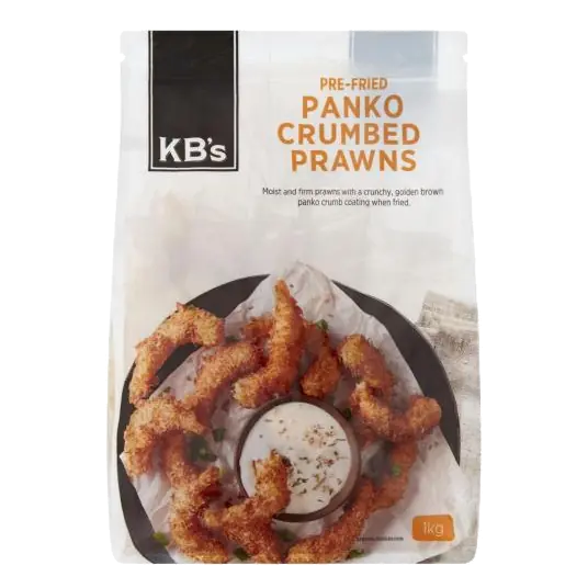Panko Crumbed Pre-fried Prawns