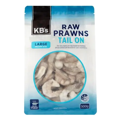 Raw Prawns Tail On Large