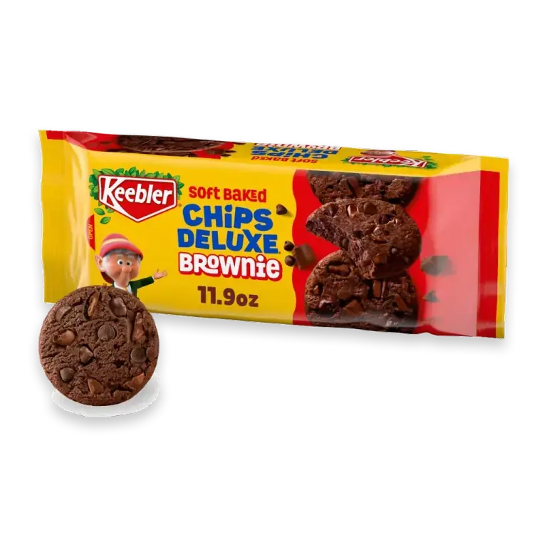 Chips Deluxe Brownie Soft-Baked Chocolate Chip Cookies with Fudge Chunks