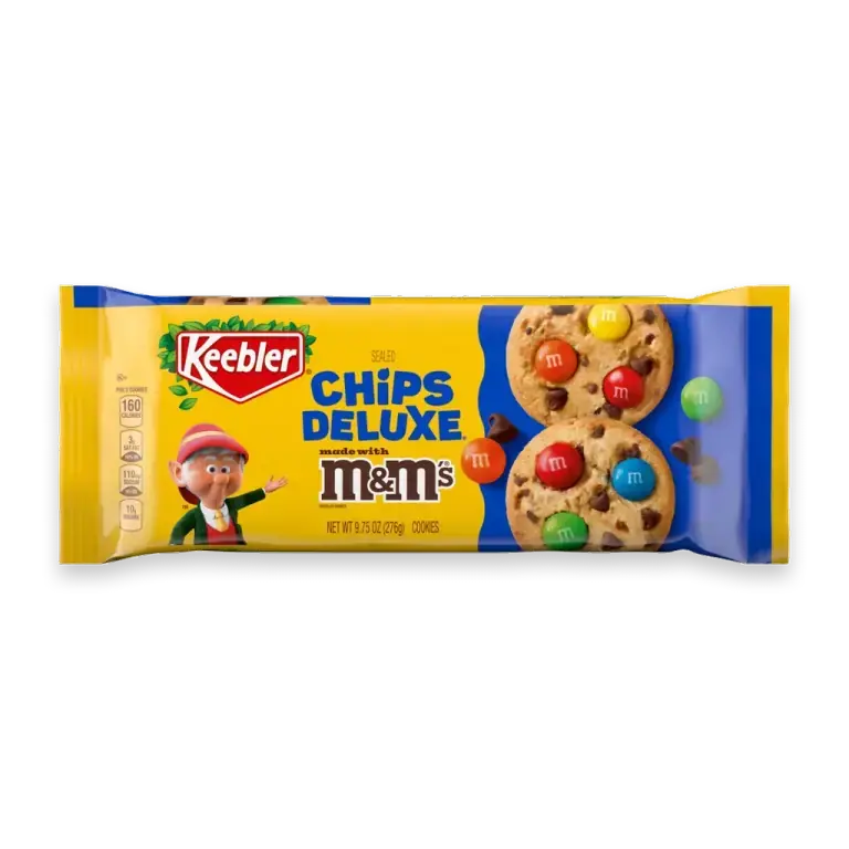 Chips Deluxe Cookies Made with M&M’s Chocolate Chip Cookies Made with M&M’s