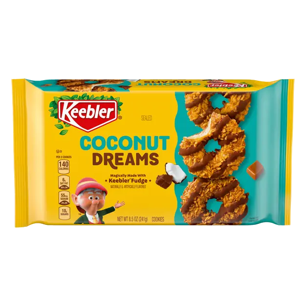 Coconut Dreams Fudge Coconut & Caramel Cookies