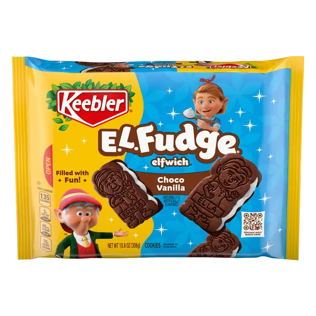 E.L. Fudge Elfwich Choco Vanilla Cookies